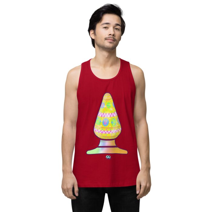 Men’s premium tank top - Easter Egg Butt Plug - Image 4
