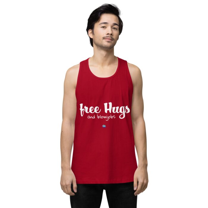 Men’s premium tank top - Free Hugs