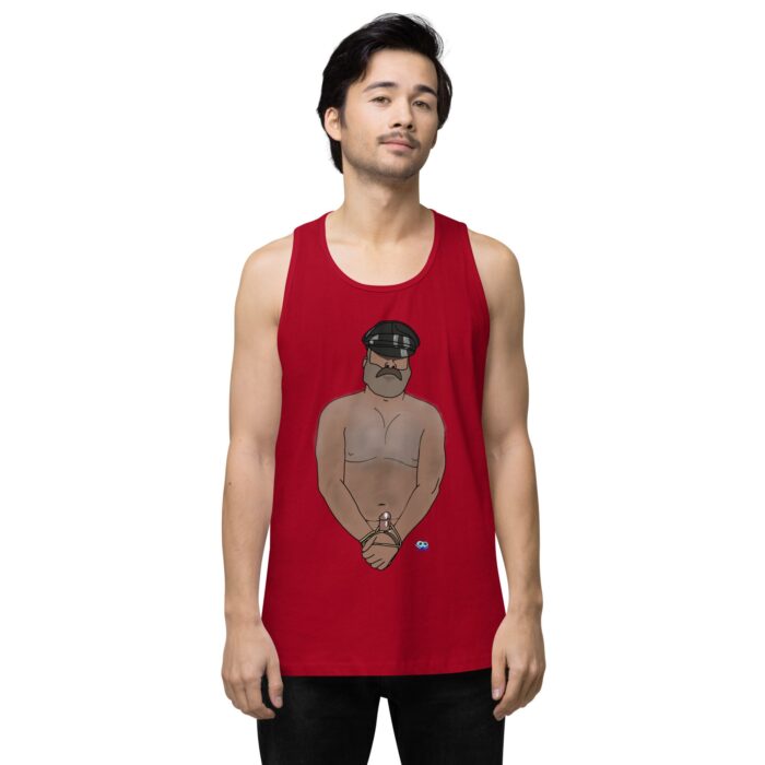 Men’s premium tank top - Hairy Daddy - Image 6