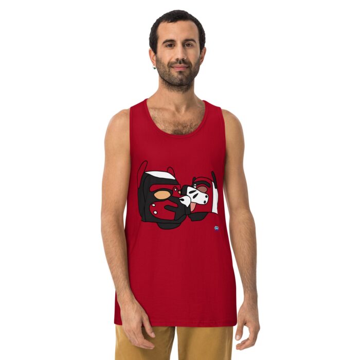 Men’s premium tank top - Lick - Image 4