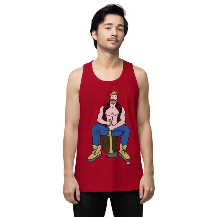 Men’s premium tank top - Lumberjack - Image 12