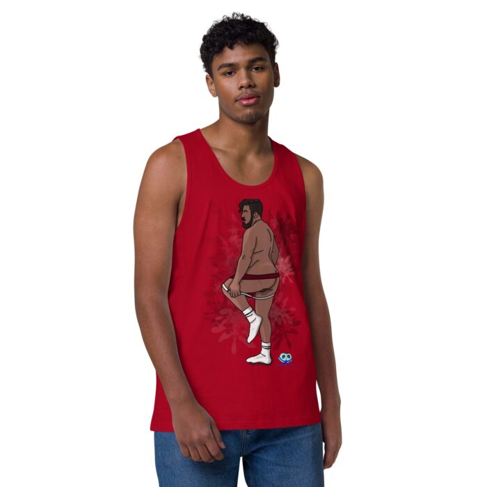 Men’s premium tank top - Undress - Image 6