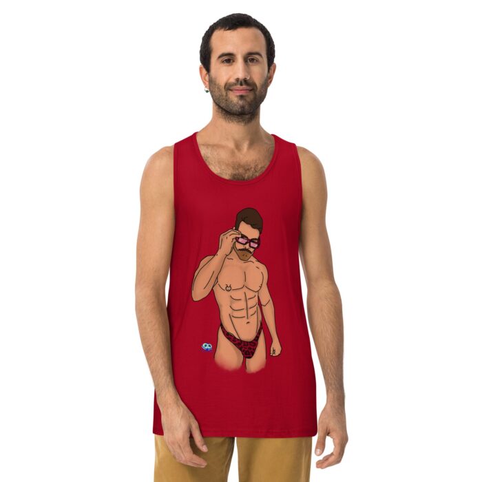 Men’s premium tank top - Wild - Image 4