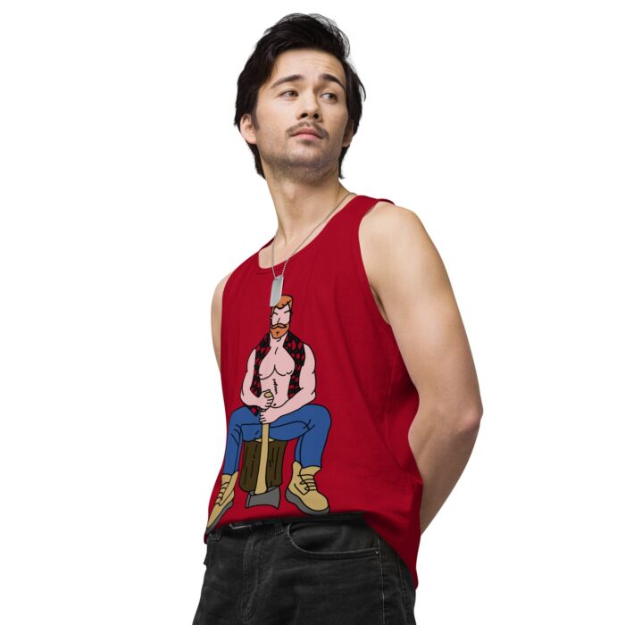 Men’s premium tank top - Lumberjack - Image 15
