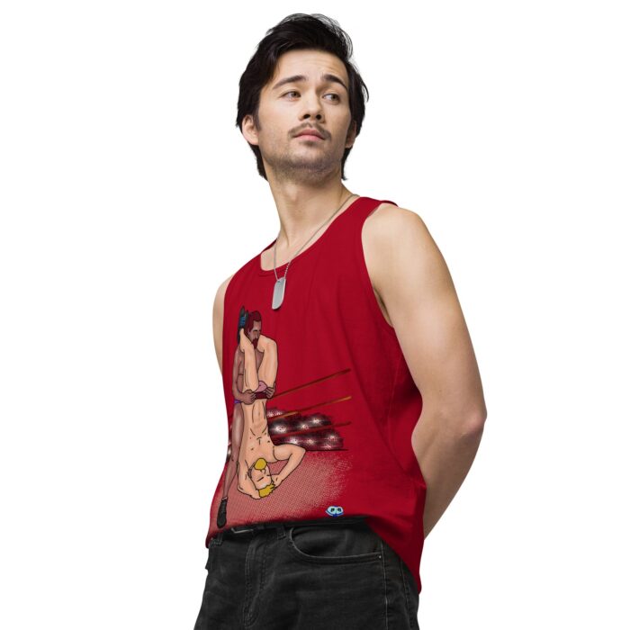 Men’s premium tank top - Pile Driver - Image 14