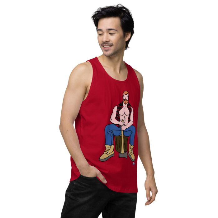 Men’s premium tank top - Lumberjack - Image 14
