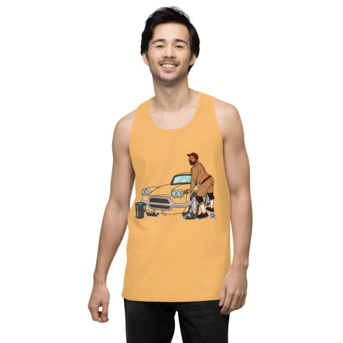 Men’s premium tank top - Car Wash - Image 48