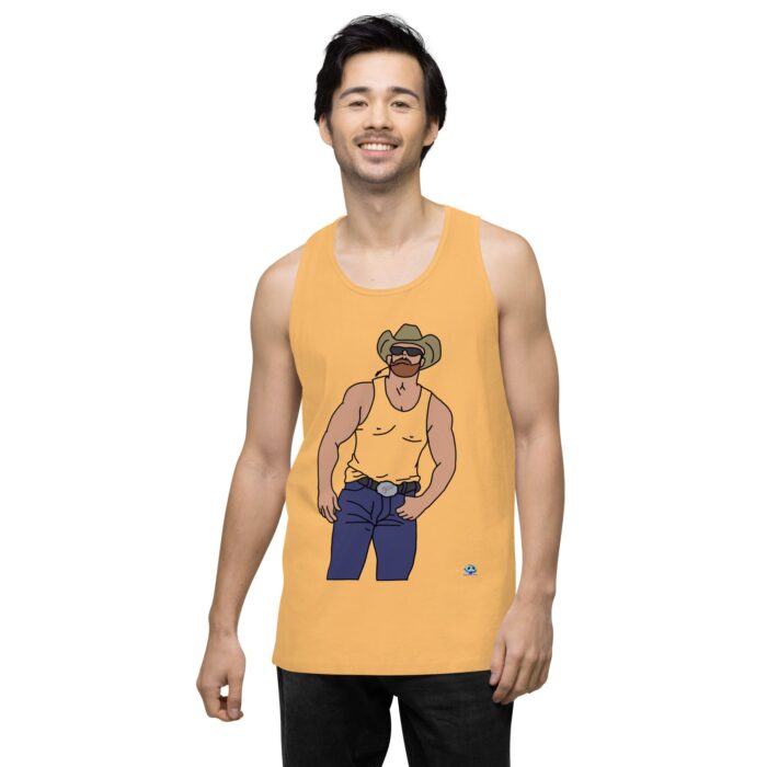 Men’s premium tank top - Cowboy Blues - Image 47