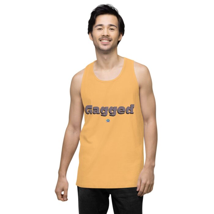 Men’s premium tank top - Gagged - Image 21