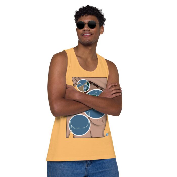 Men’s premium tank top - Negative Feelings - Image 16