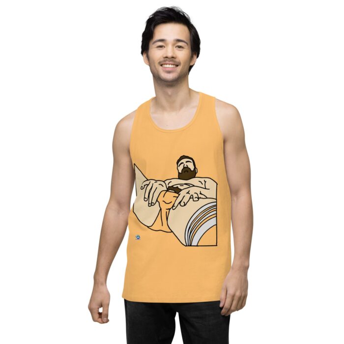 Men’s premium tank top - Peekaboo Bush - Image 20