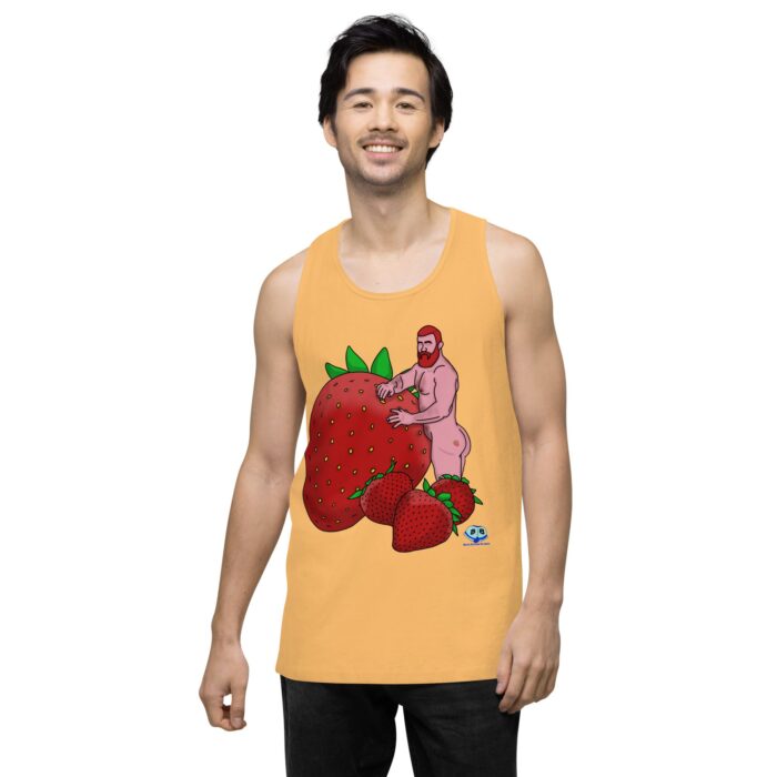 Men’s premium tank top - Red and Wild - Image 20
