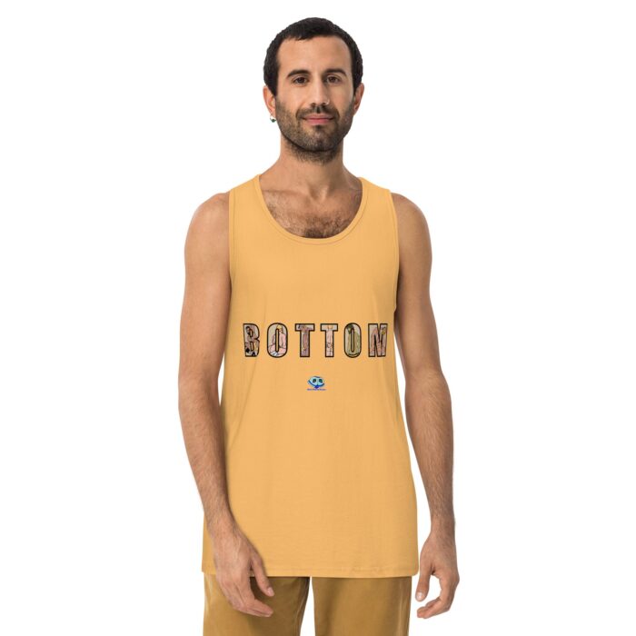 Men’s premium tank top - Bottom Cutout - Image 19