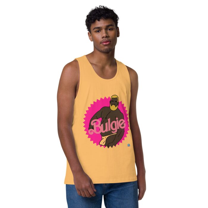 Men’s premium tank top - Bulgie Dark - Image 19