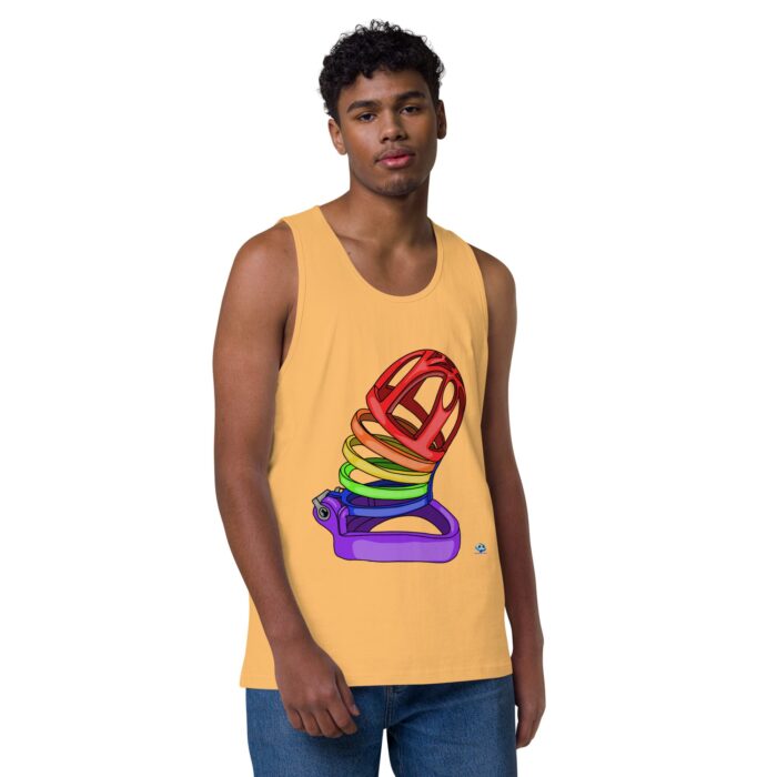 Men’s premium tank top - Chastity Cage