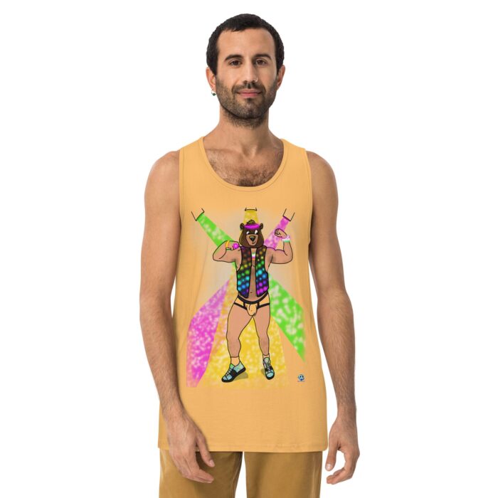 Men’s premium tank top - Circuit Bear - Image 11