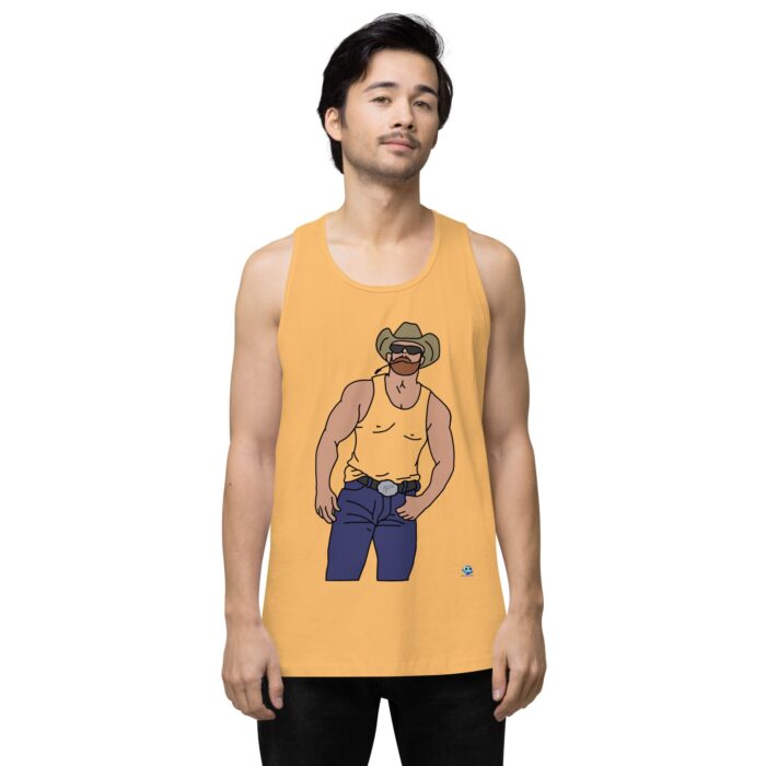 Men’s premium tank top - Cowboy Blues - Image 46