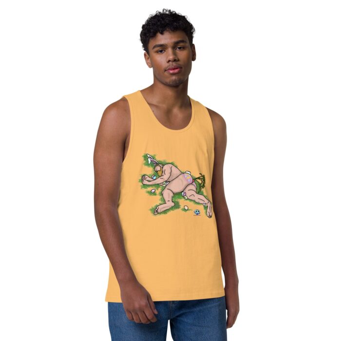 Men’s premium tank top - Egg Hunt - Image 15