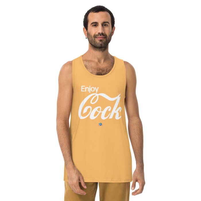 Men’s premium tank top - Enjoy Cock - Image 10