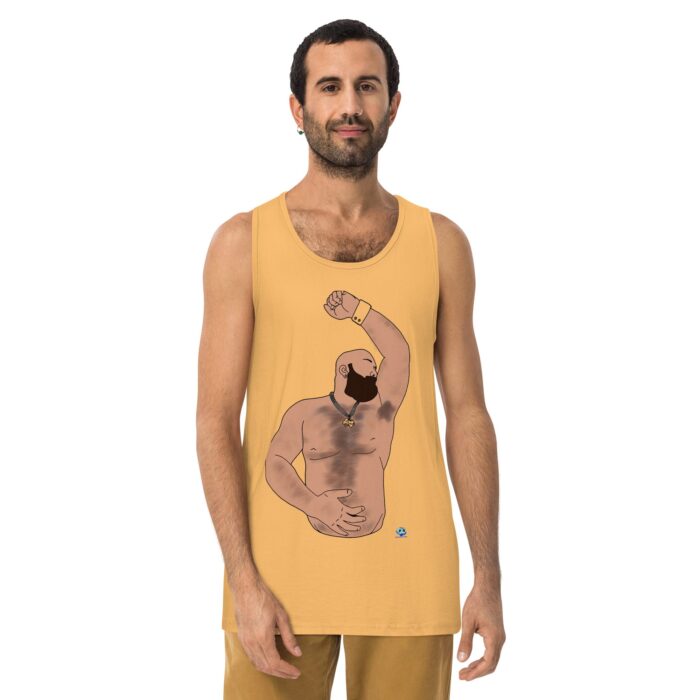 Men’s premium tank top - Hairy Pits - Image 11