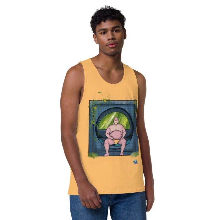Men’s premium tank top - Heavy Meditation - Image 18