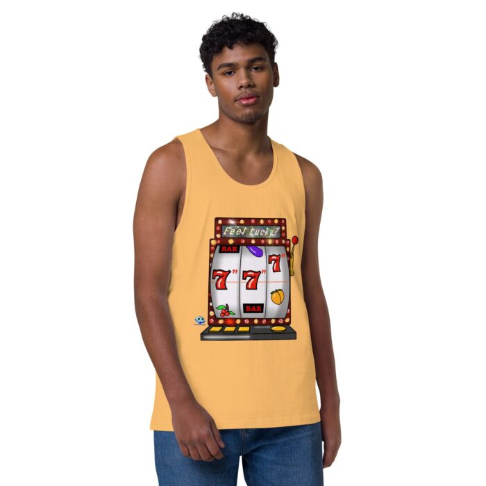 Men’s premium tank top - Lucky Seven Inches - Image 20