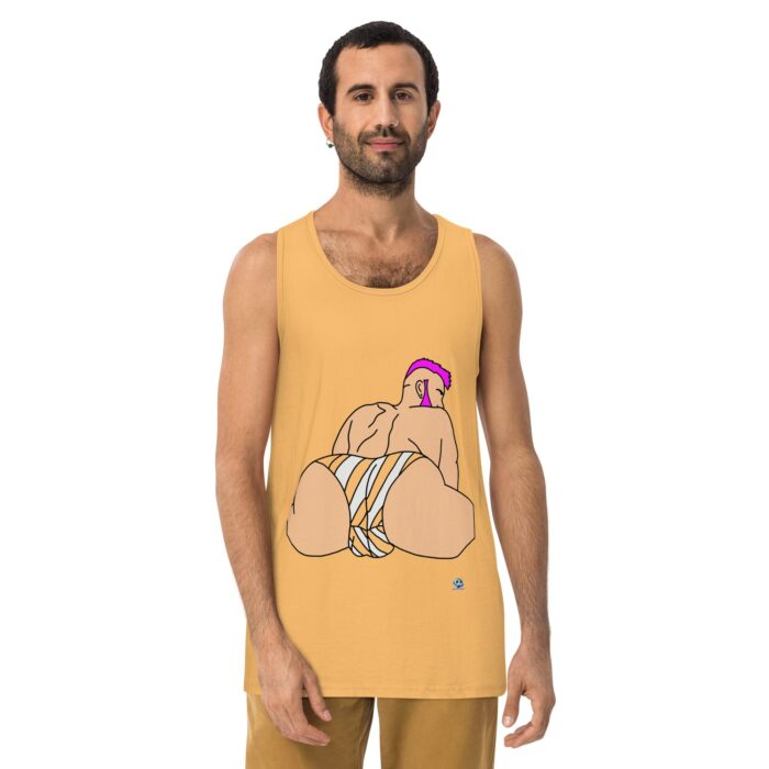 Men’s premium tank top - Stripes - Image 11