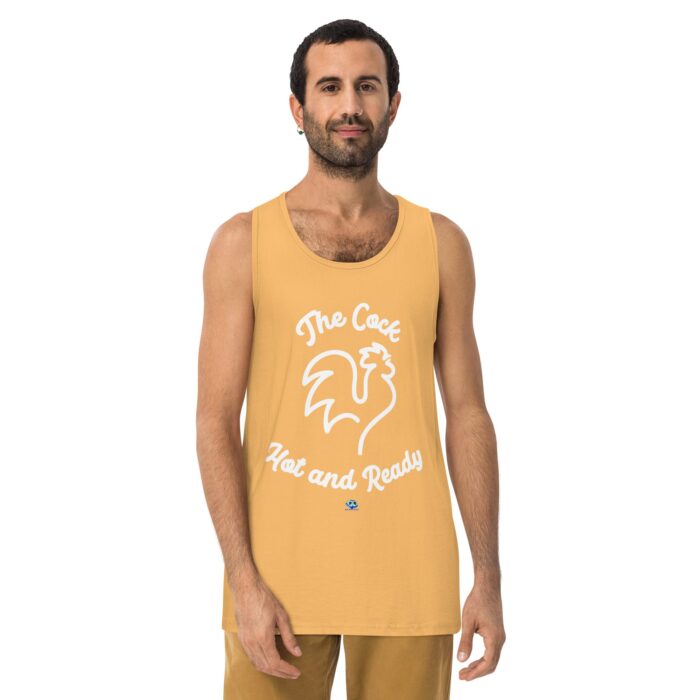 Men’s premium tank top - The Cock Hot and Ready - Image 11