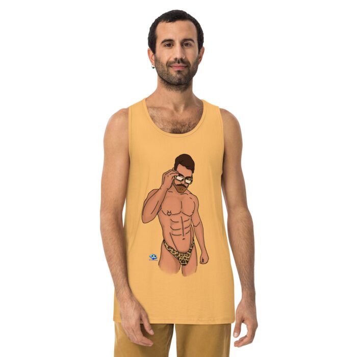 Men’s premium tank top - Wild - Image 10