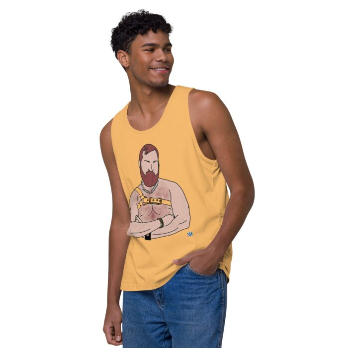 Men’s premium tank top - Hairy Harness - Image 39