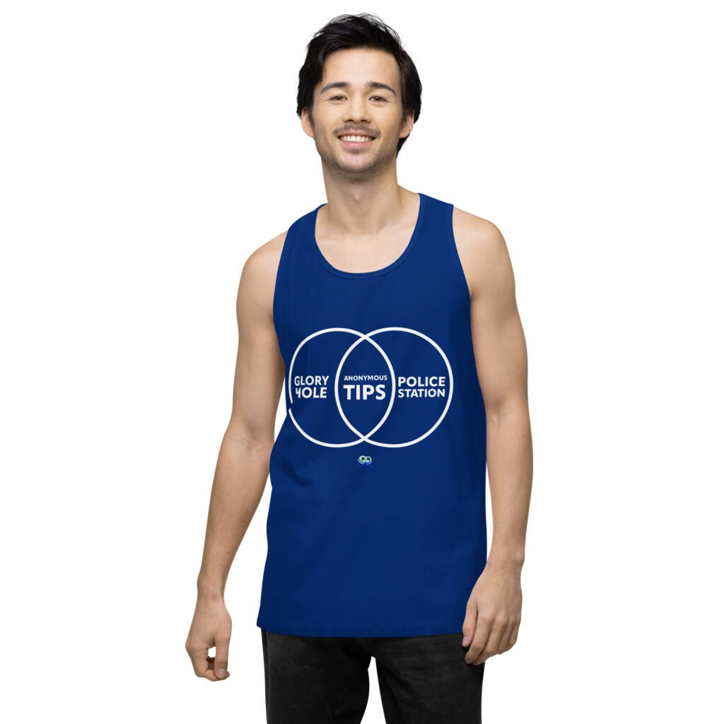 Men’s premium tank top - Anonymous Tips