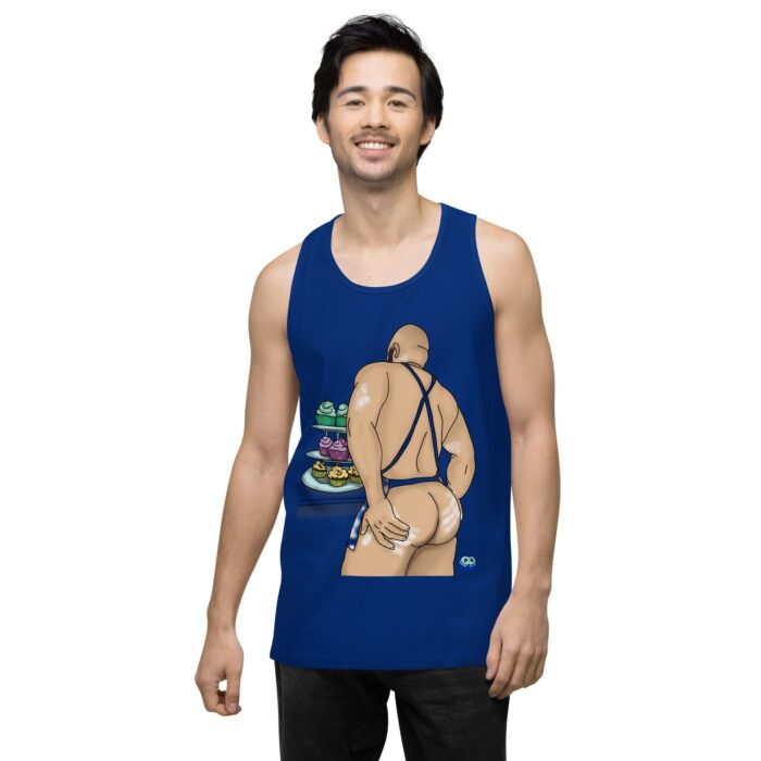 Men’s premium tank top - Cakes - Image 8
