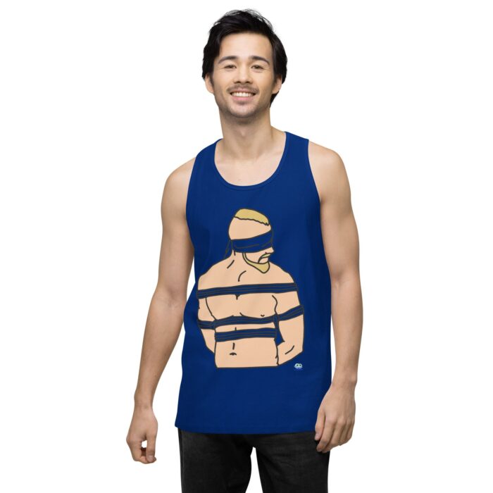 Men’s premium tank top - Bound and Blindfolded