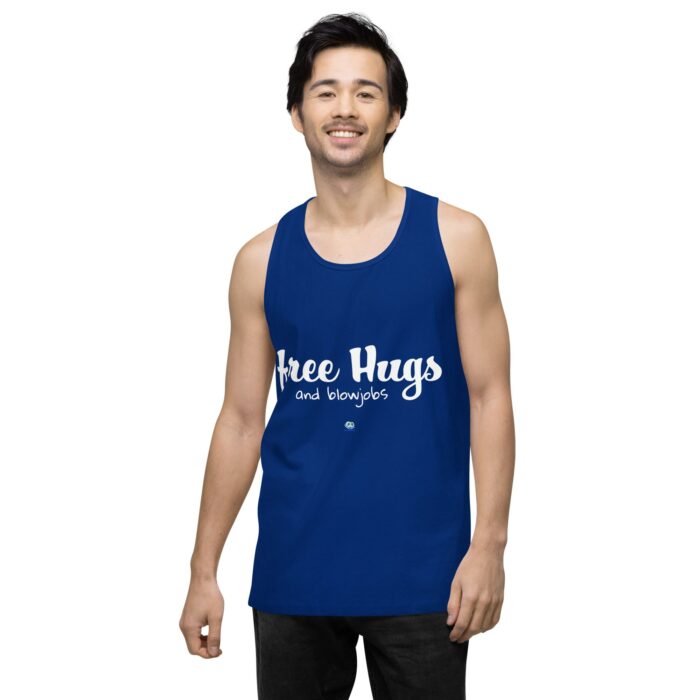 Men’s premium tank top - Free Hugs - Image 8