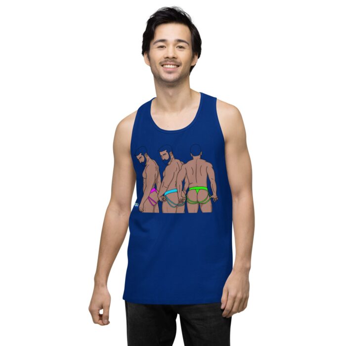 Men’s premium tank top - Neon Jocks - Image 5