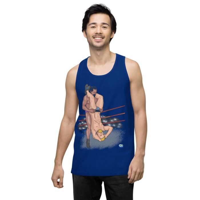 Men’s premium tank top - Pile Driver - Image 8