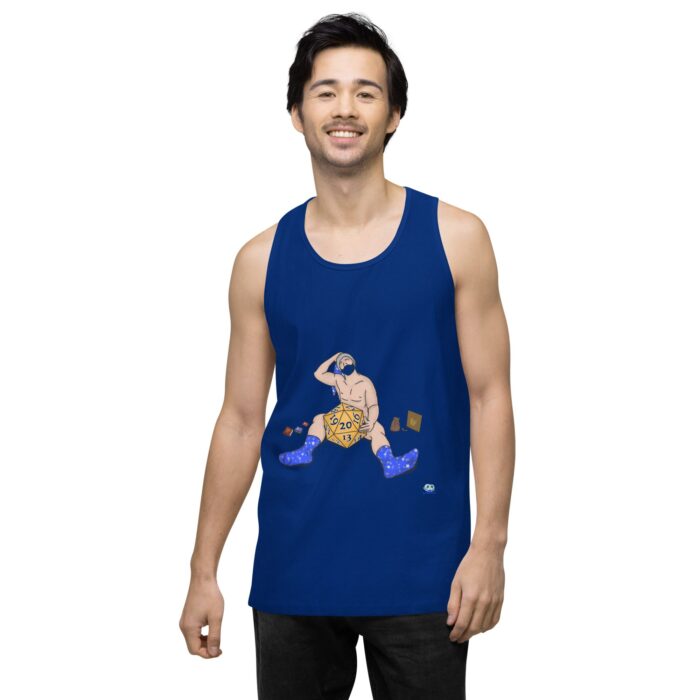 Men’s premium tank top - Roll for Charisma - Image 2