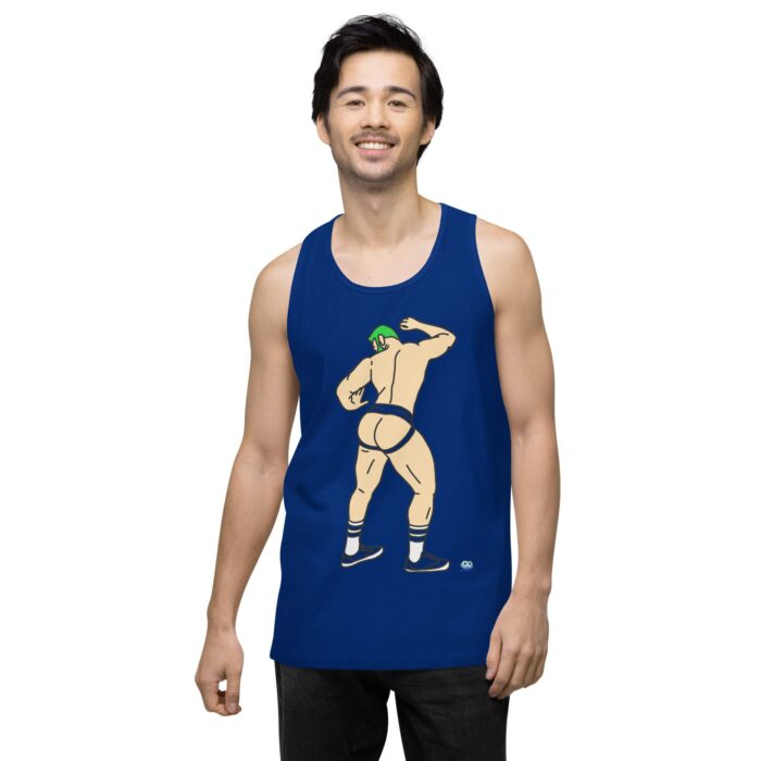 Men’s premium tank top - Up Against The Wall - Image 5