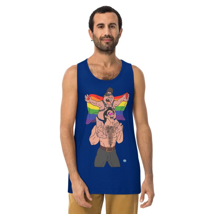 Men’s premium tank top - Beastly Buddies - Image 4