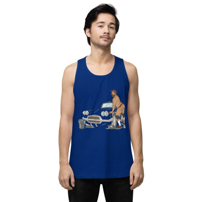Men’s premium tank top - Car Wash - Image 7
