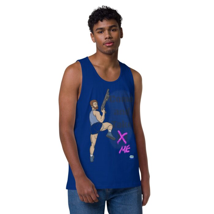 Men’s premium tank top - Come and Take Me - Image 2