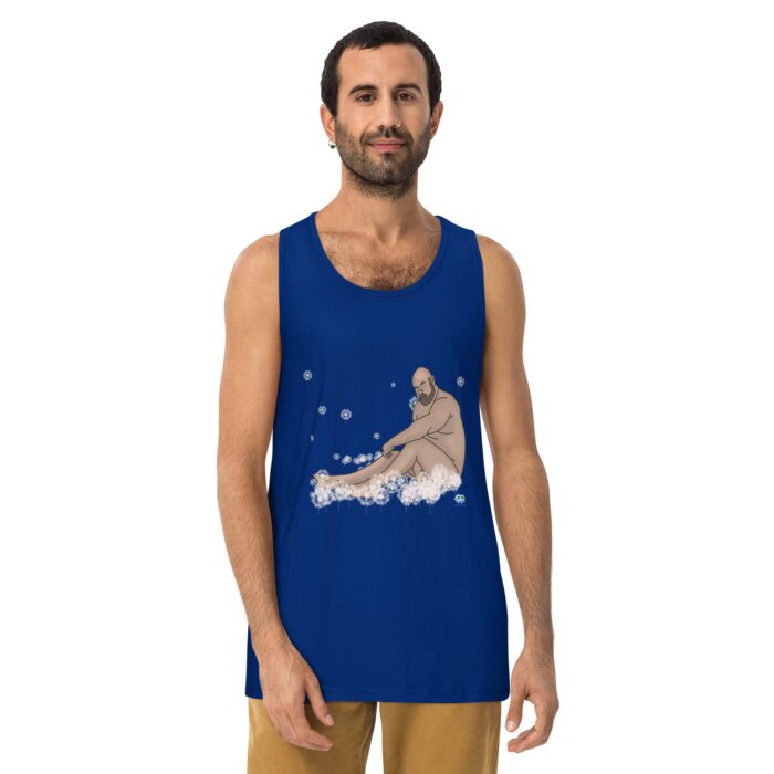 Men’s premium tank top - Dandelions - Image 4