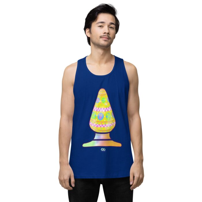 Men’s premium tank top - Easter Egg Butt Plug - Image 2