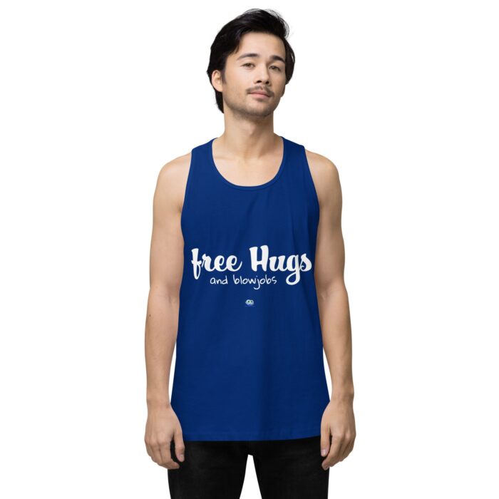 Men’s premium tank top - Free Hugs - Image 7