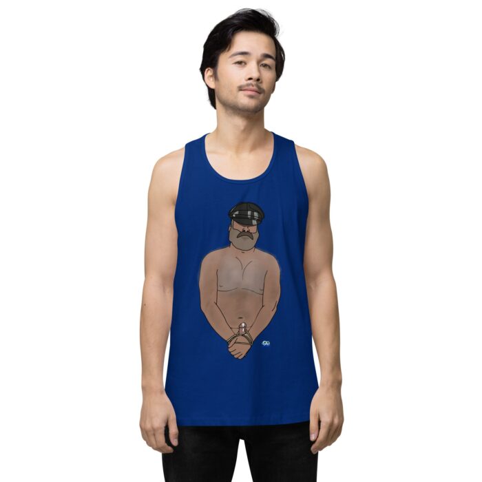 Men’s premium tank top - Hairy Daddy - Image 4