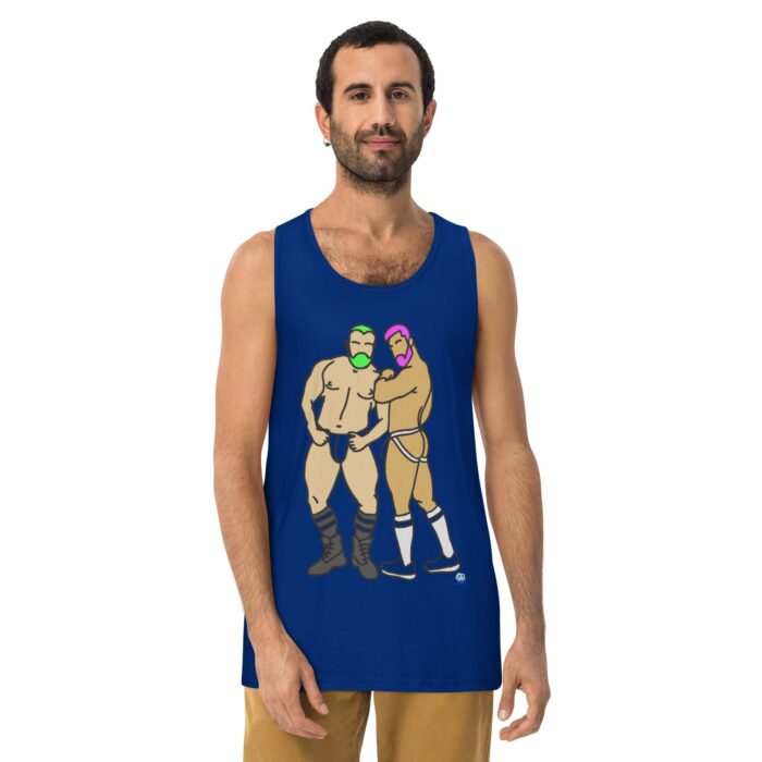Men’s premium tank top - Jock Buddies - Image 4