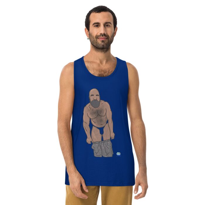 Men’s premium tank top - Lose the Shorts - Image 4