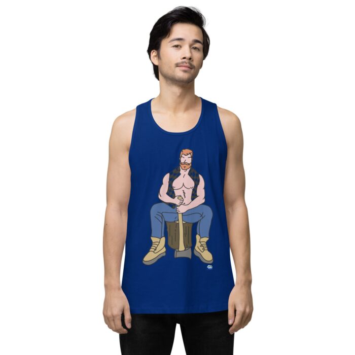 Men’s premium tank top - Lumberjack - Image 7