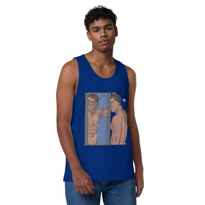 Men’s premium tank top - Man in the Mirror - Image 4