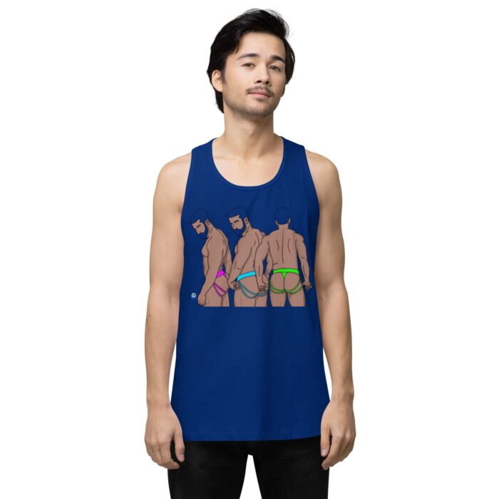 Men’s premium tank top - Neon Jocks - Image 4
